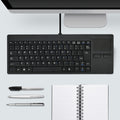 MC-818 Teclado de computadora con cable ultrafino con panel táctil de 82 teclas