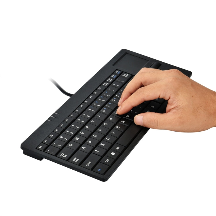 MC-818 Teclado de computadora con cable ultrafino con panel táctil de 82 teclas
