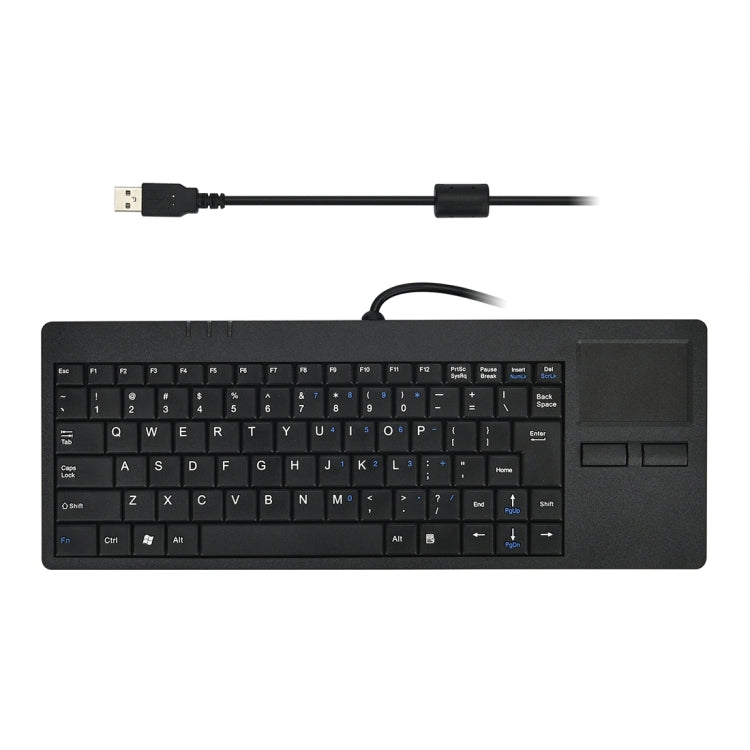 MC-818 Teclado de computadora con cable ultrafino con panel táctil de 82 teclas