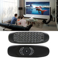 C120 Air Mouse con retroiluminación Teclado inalámbrico de 2,4 GHz Sensor de giroscopio 3D Control remoto de Android para PC, Android TV Box / Smart TV, dispositivos de juegos, White Backlight Keyboard