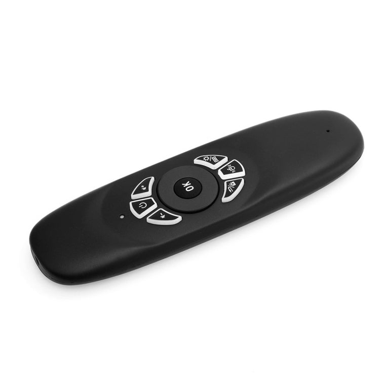 C120 Air Mouse con retroiluminación Teclado inalámbrico de 2,4 GHz Sensor de giroscopio 3D Control remoto de Android para PC, Android TV Box / Smart TV, dispositivos de juegos, White Backlight Keyboard