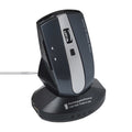 Ratón óptico recargable inalámbrico MZ-011 2,4 GHz 1600DPI con función HUB, Blue, Silver, Black, Black Silver, White + Royal Blue, Pearl White