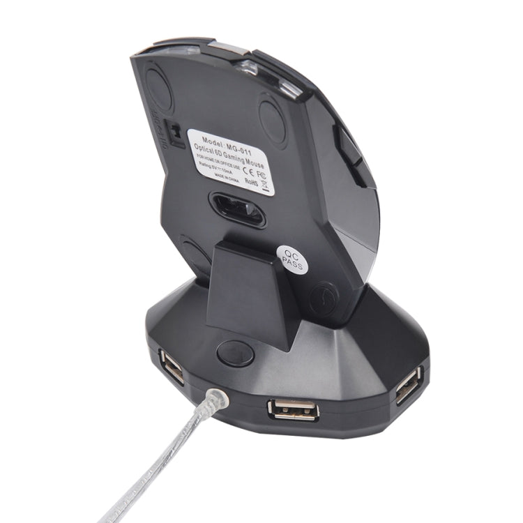 Ratón óptico recargable inalámbrico MZ-011 2,4 GHz 1600DPI con función HUB, Blue, Silver, Black, Black Silver, White + Royal Blue, Pearl White
