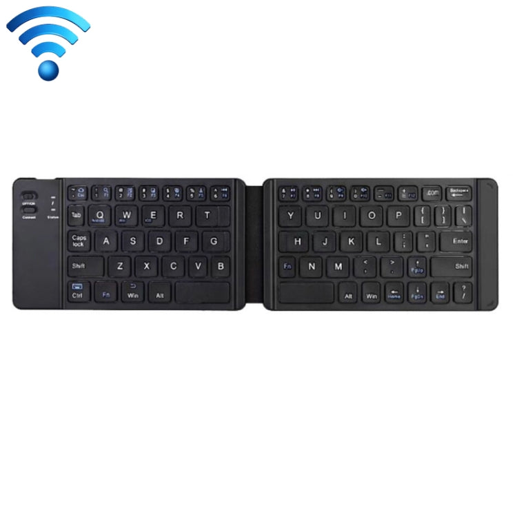 K018 Teclado inalámbrico Bluetooth plegable con carga USB de 67 teclas