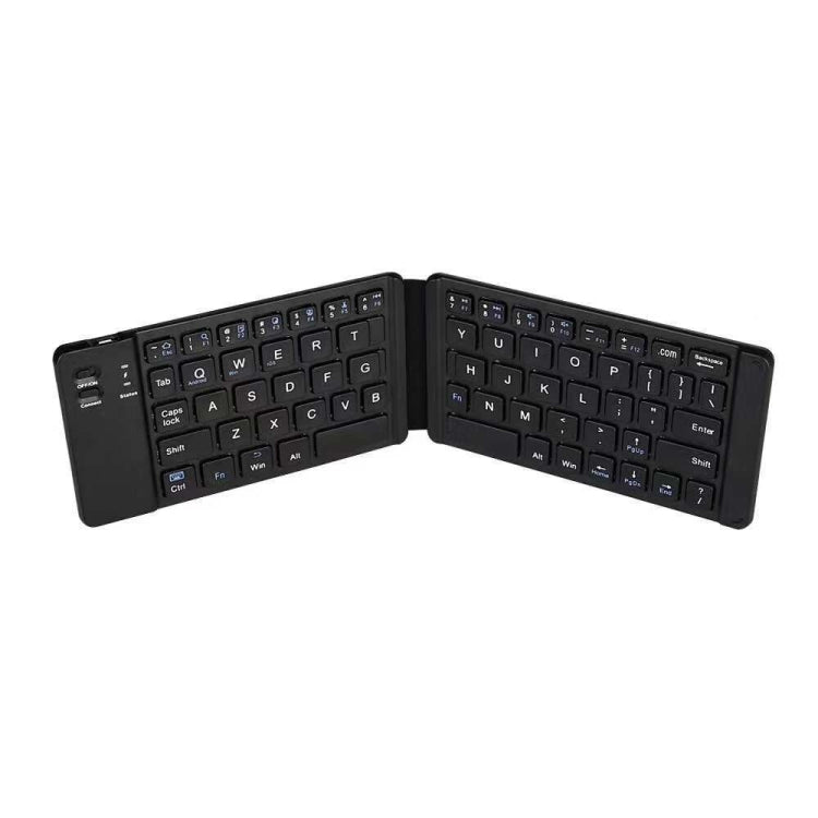 K018 Teclado inalámbrico Bluetooth plegable con carga USB de 67 teclas