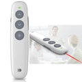 Doosl DSIT007 Bolígrafo de control remoto inalámbrico Cliker de presentación de PowerPoint recargable de 2,4 GHz, distancia de control: 100 m (blanco), DSIT007