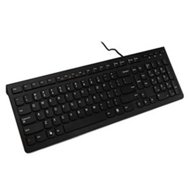 Teclado con cable ultrafino simple Lenovo K5819 Office, K5819 (Black), K5819 (White)