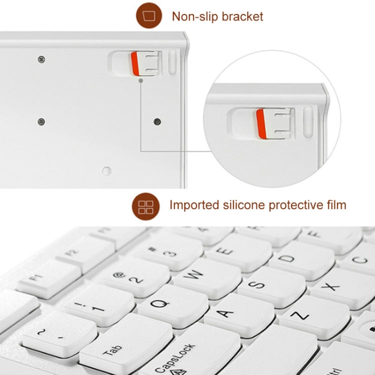 Teclado con cable ultrafino simple Lenovo K5819 Office, K5819 (Black), K5819 (White)