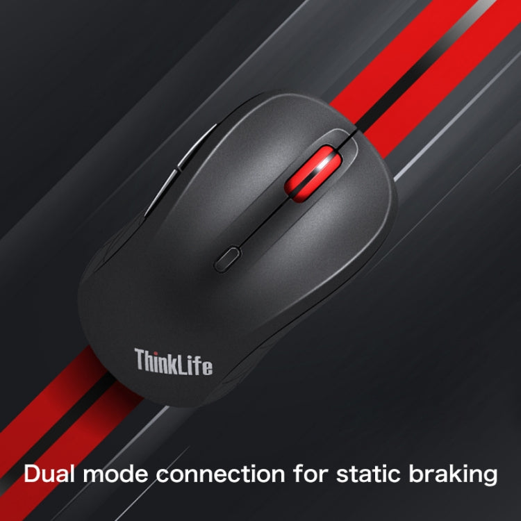 Ratón Bluetooth inalámbrico silencioso de modo dual Lenovo ThinkLife, ThinkLife