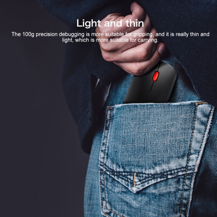 Ratón Bluetooth inalámbrico portátil Lenovo thinkplus Bluetooth 4.0, Bluetooth Mouse