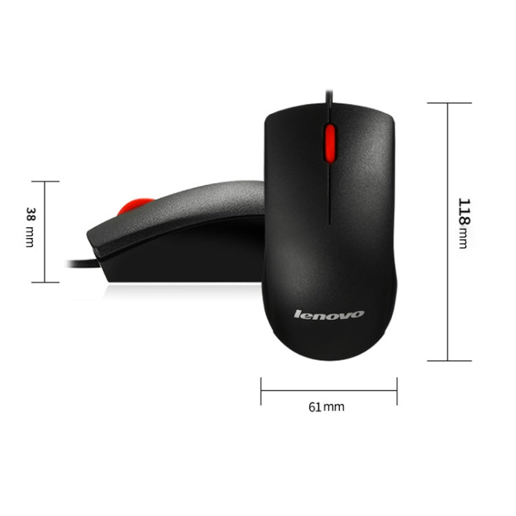 Ratón con cable Lenovo M120 Pro Fashion Office Red Dot, M120 Pro Wired Mouse