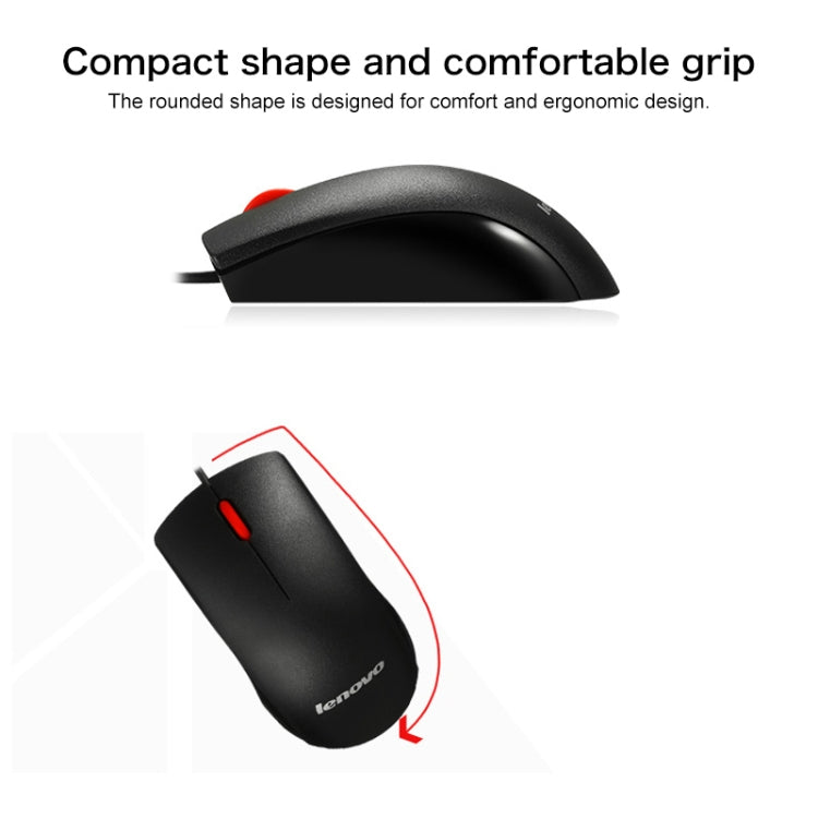 Ratón con cable Lenovo M120 Pro Fashion Office Red Dot, M120 Pro Wired Mouse