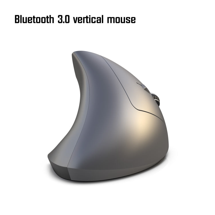 HXSJ T29 Bluetooth 3.0 Bluetooth inalámbrico 6 teclas 2400 DPI Ergonomía ajustable Ratón óptico vertical, 6 Buttons T29 Black, 6 Buttons T29 Grey