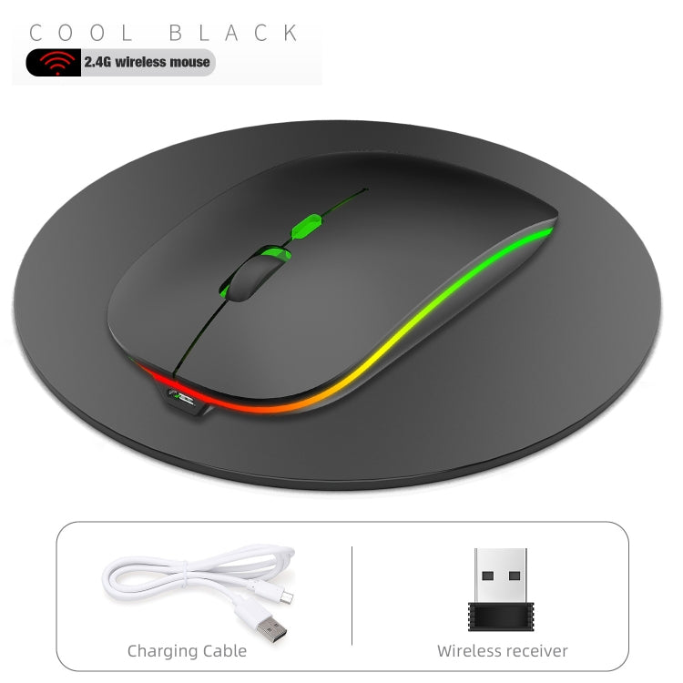 HXSJ M40 4 Teclas 2.4G Ratón Silencioso Inalámbrico Colorido