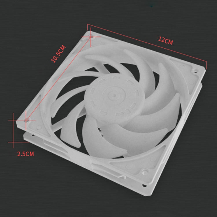 Ventilador de refrigeración del radiador de la CPU del ordenador F120, F120