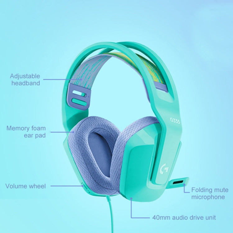 Auriculares para juegos con cable plegables Logitech G335 con micrófono