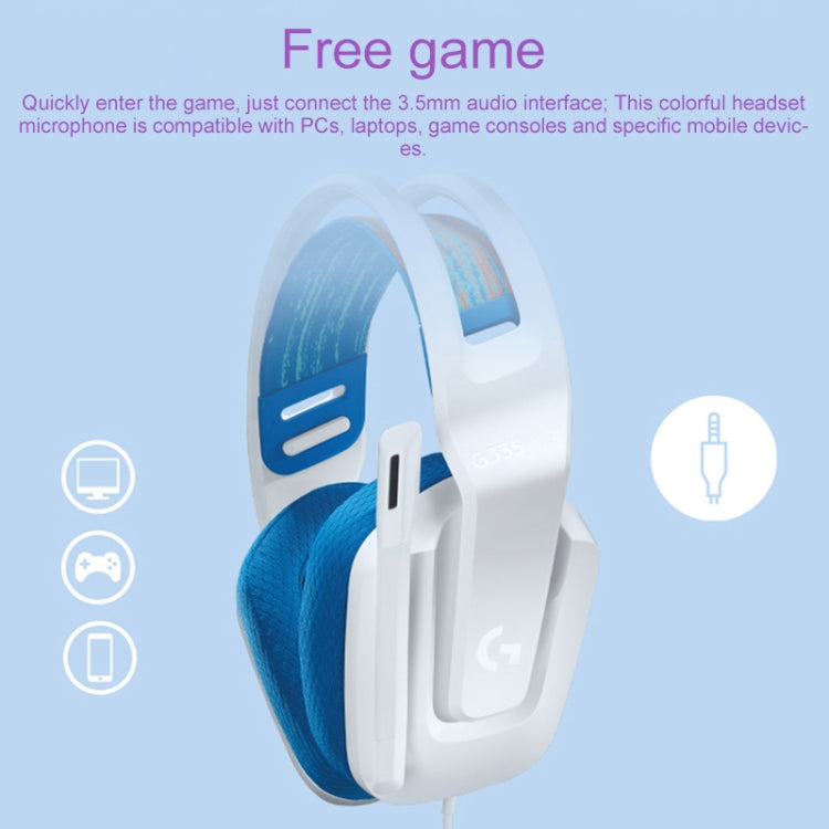 Auriculares para juegos con cable plegables Logitech G335 con micrófono