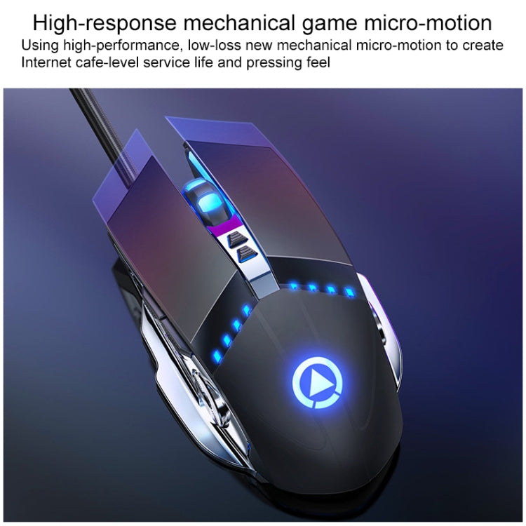 YINDIAO V2 Juego de ratón y teclado para juegos con sensación mecánica silenciosa