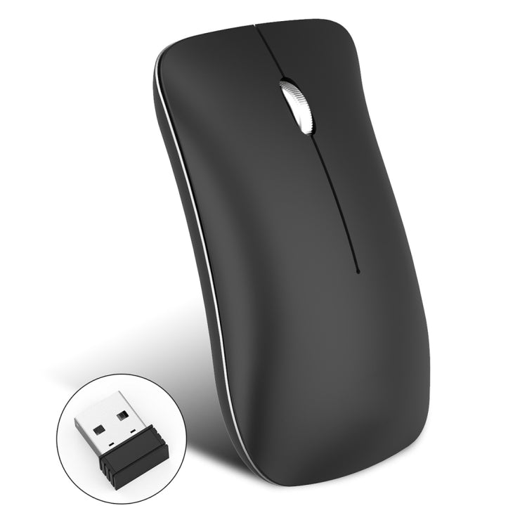 HXSJ T23 Bluetooth 5,0 + Bluetooth 3,0 + 2,4 GHz inalámbrico tres modos 4 teclas 1600 DPI ratón óptico ergonómico ajustable, T23 Black, T23 Gold, T23 Blue