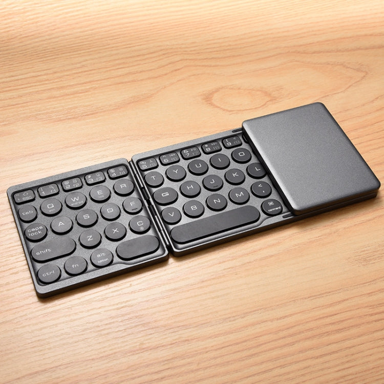 Teclado Bluetooth inalámbrico recargable triple GK408 con panel táctil, compatible con Android/IOS/Windows