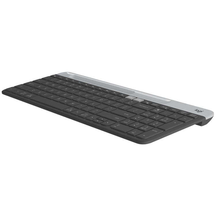 Logitech K580 Modos duales Teclado inalámbrico multidispositivo delgado y liviano con soporte para teléfono