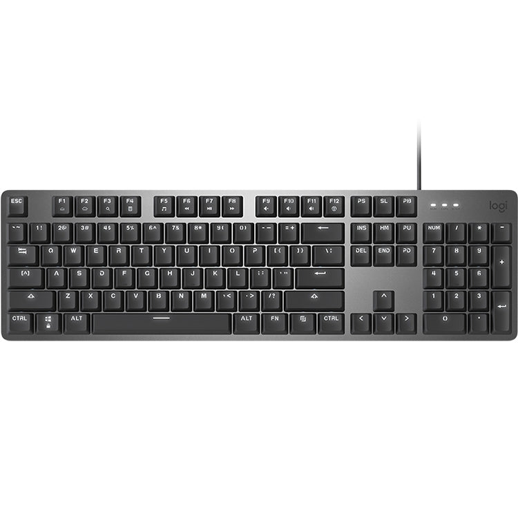 Teclado mecánico con cable retroiluminado Logitech K845 CHERRY Blue Axis, longitud del cable: 1,8 m, CHERRY Blue Axis