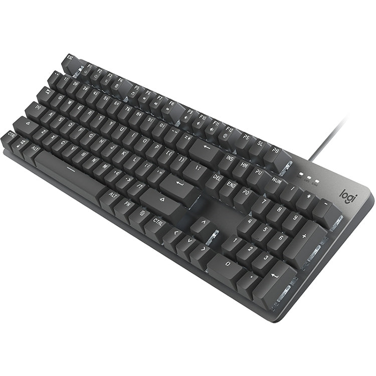 Teclado mecánico con cable retroiluminado Logitech K845 CHERRY Blue Axis, longitud del cable: 1,8 m, CHERRY Blue Axis
