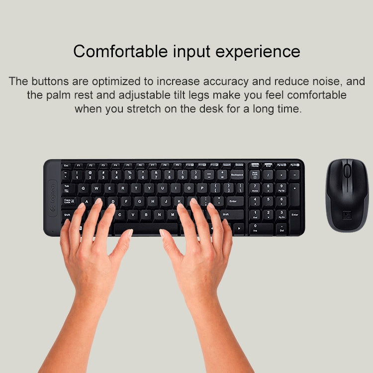Conjunto de teclado y ratón inalámbricos Logitech MK220