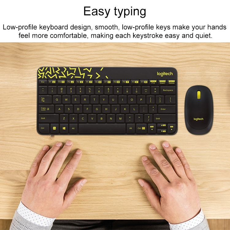 Conjunto de teclado y ratón inalámbricos Logitech MK240 Nano