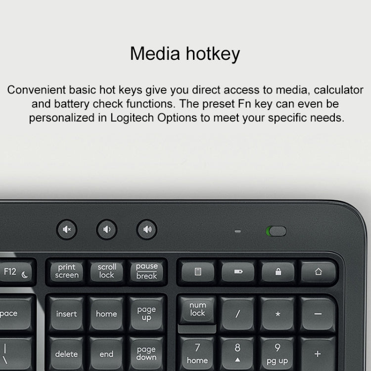 Conjunto de teclado y mouse inalámbricos Logitech MK540