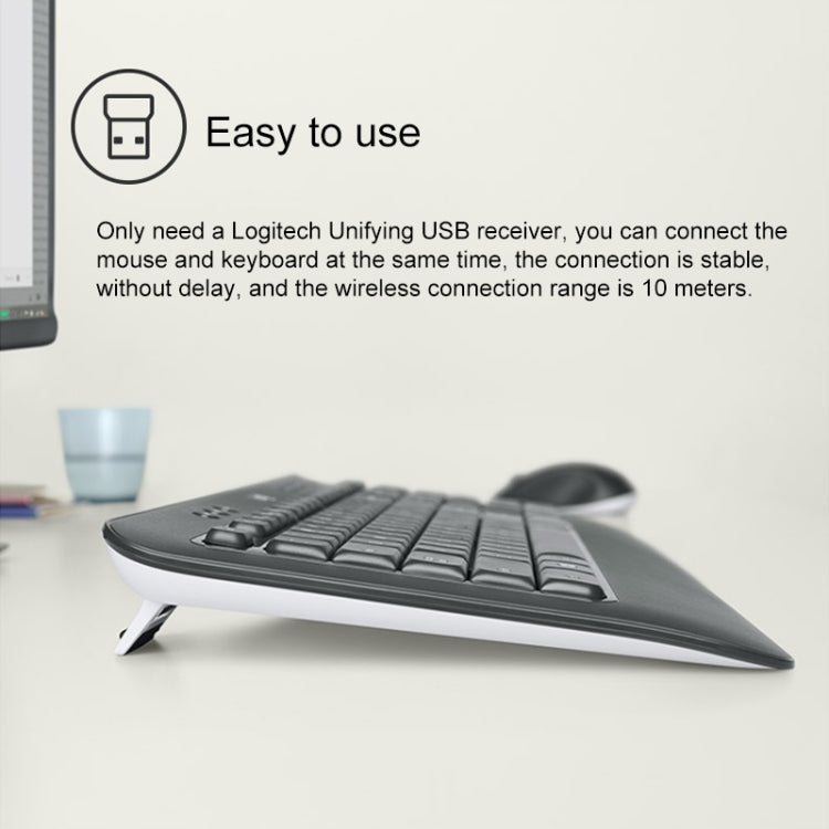 Conjunto de teclado y mouse inalámbricos Logitech MK540