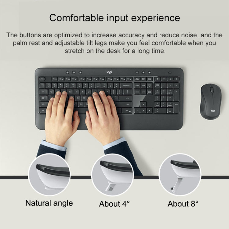 Conjunto de teclado y mouse inalámbricos Logitech MK540