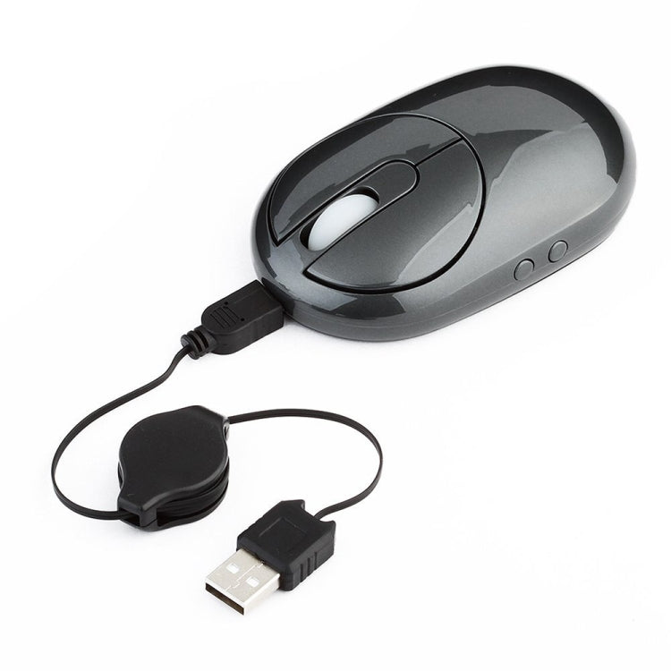 Ratón óptico recargable inalámbrico MZ-012 2,4G 1200 DPI con concentrador USB de 3 puertos/base de carga