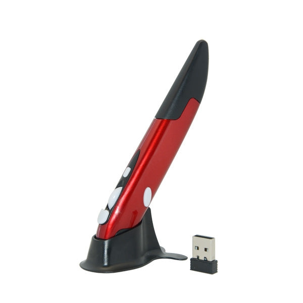 PR-03 2,4G receptor USB ajustable 1600 DPI ratón óptico inalámbrico para ordenador PC portátil enseñanza de dibujo, PR-03 Pen Mouse (Red), PR-03 Pen Mouse (Blue), PR-03 Pen Mouse (Grey)