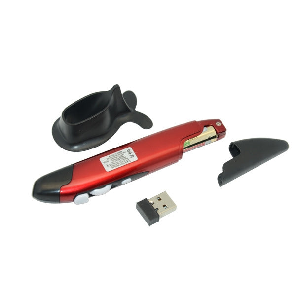 PR-03 2,4G receptor USB ajustable 1600 DPI ratón óptico inalámbrico para ordenador PC portátil enseñanza de dibujo, PR-03 Pen Mouse (Red), PR-03 Pen Mouse (Blue), PR-03 Pen Mouse (Grey)