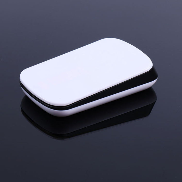 Ratón óptico inalámbrico de desplazamiento táctil TM-825 de 2,4 GHz y 1200 DPI para computadora portátil de escritorio Mac (blanco)