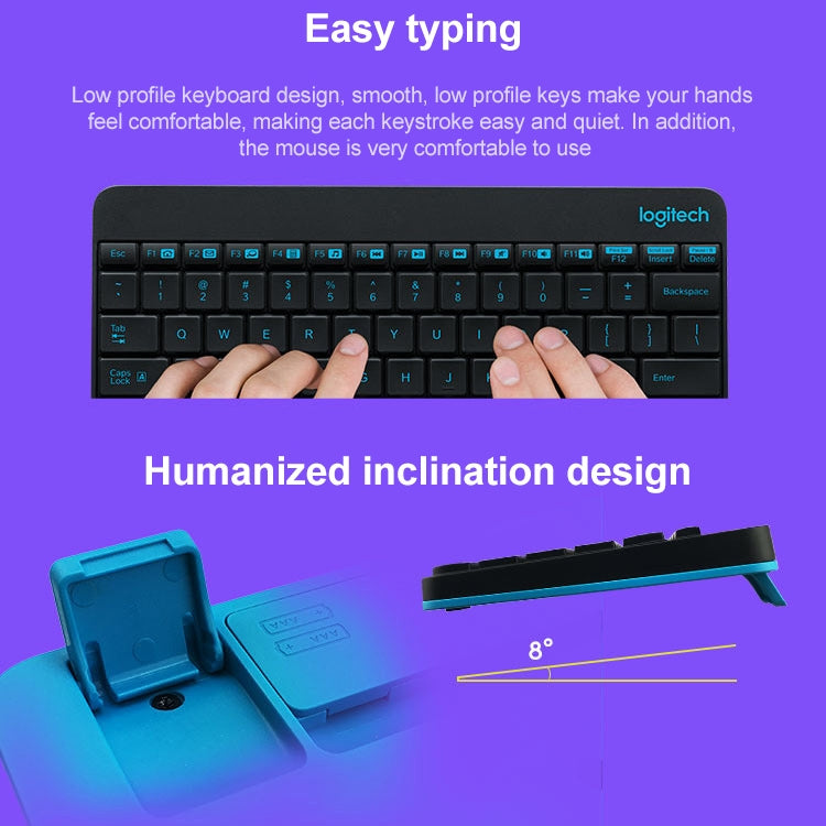 Juego de ratón y teclado inalámbrico Logitech MK245 Nano