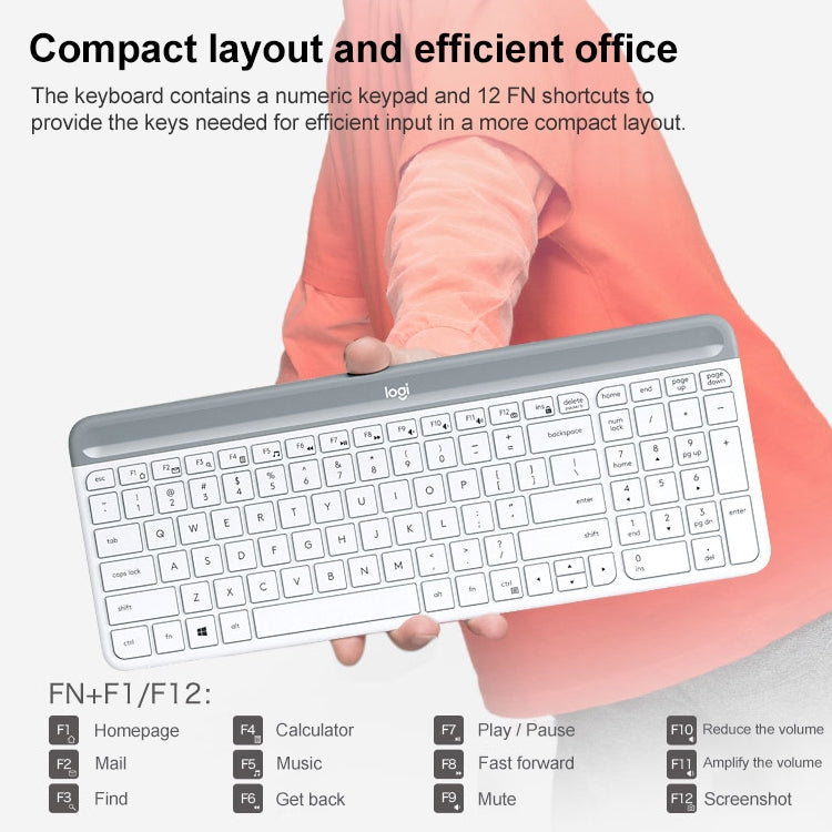 Juego de ratón y teclado inalámbrico Logitech MK470