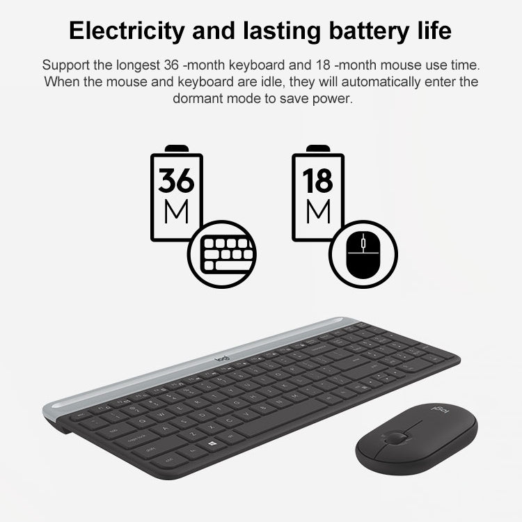 Juego de ratón y teclado inalámbrico Logitech MK470