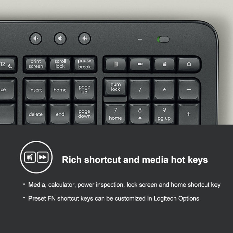 Juego de ratón y teclado inalámbrico Logitech MK545