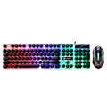 TX300 Juego de ratón y teclado con cable Punk retroiluminado con sensación mecánica