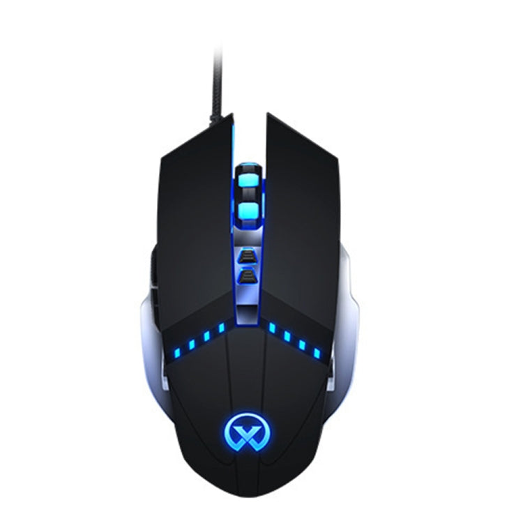 YINDIAO G3PRO 3200DPI 4 modos ajustable 7 teclas RGB luz ratón para juegos con cable, GM20 Black, GM20 White