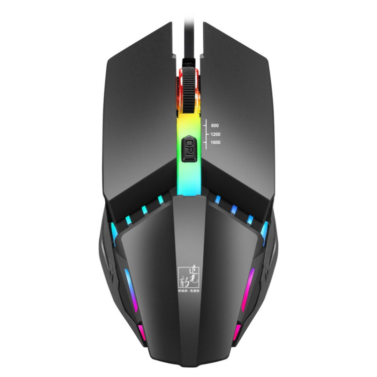 Ratón para juegos con cable ZGB K3 USB RGB Streamer