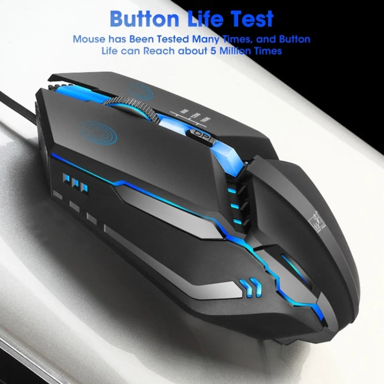 Ratón para juegos con cable ZGB K3 USB RGB Streamer