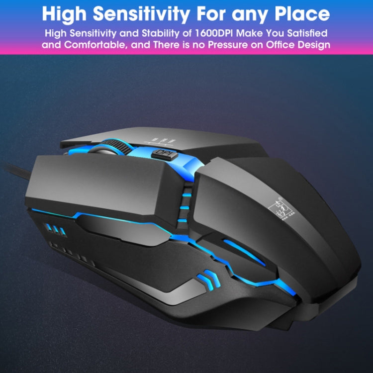 Ratón para juegos con cable ZGB K3 USB RGB Streamer