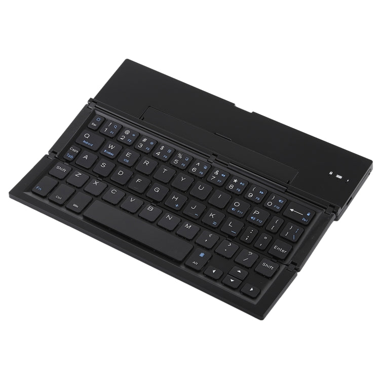 GK608 Teclado Bluetooth V3.0 plegable ultrafino, soporte incorporado, compatible con sistema Android/iOS/Windows, GK608 (Black), GK608 (Grey), GK608 (Gold)