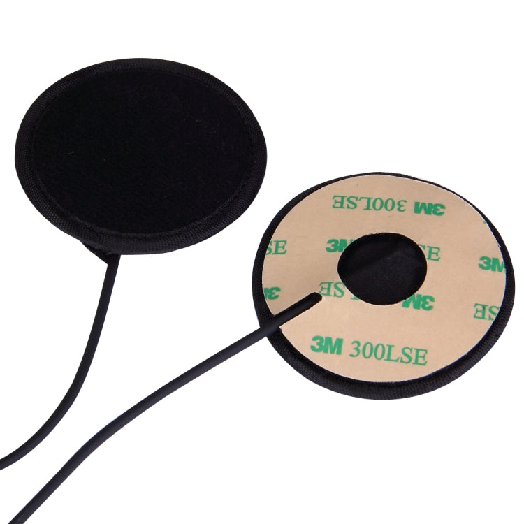 Micrófono de auriculares para casco de motocicleta PTT de 2 pines con volumen ajustable para Radio Walkie Talkie BAOFENG