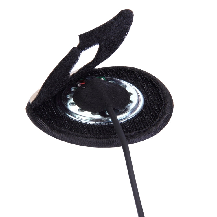 Micrófono de auriculares para casco de motocicleta PTT de 2 pines con volumen ajustable para Radio Walkie Talkie BAOFENG