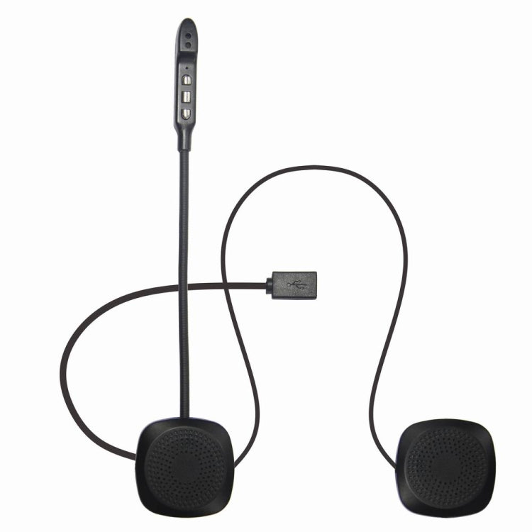 Auriculares para casco T2 Bluetooth V5.0 de 5V para conducción de motocicletas con micrófono antiinterferencias