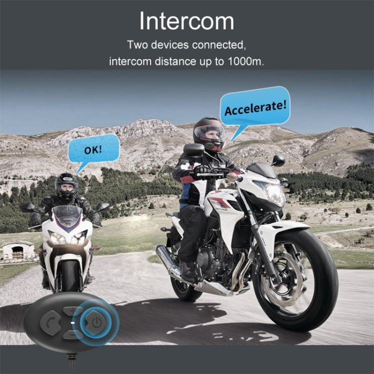 Dier DK12 800m casco Auriculares inalámbricos con Bluetooth 5,0 impermeable doble motocicleta llamada auriculares con función de intercomunicación, DK12
